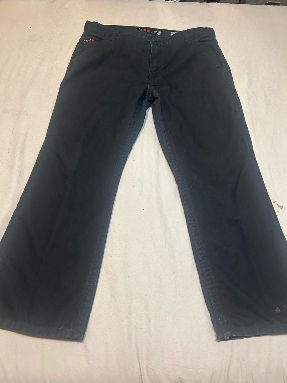 Ariat Men's Relaxed Straight Jeans in Black